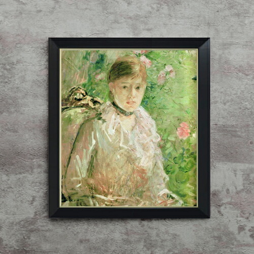 楽天市場】受注制作【大型新品】ベルト・モリゾ/化粧する若い女/肉筆