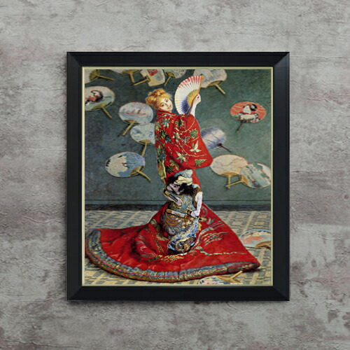 楽天市場】【油絵 直筆仕上げ】クロード・モネ ラ・ジャポネーズ