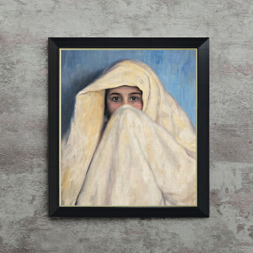 【油絵 直筆仕上げ】バルボサ A moura F10 【シンプルフレーム】 絵画 販売 10号 油彩 人物画 560×485mm 複製画 送料無料 プレゼント ギフト 開店祝い 開業祝い 退職祝い 新築祝い リビング 玄関 モダン アートフレーム 壁掛け