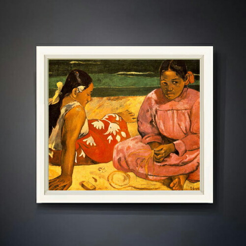 楽天市場】ゴーギャン 複製名画 ゴーギャン「タヒチの女」 美術品