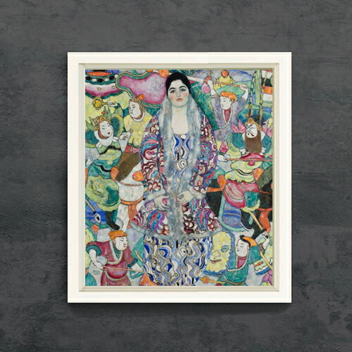 【油絵 直筆仕上げ】クリムト Portrait of Friedericke Maria Beer F10 【シンプルフレーム】 絵画 販売 10号 油彩 抽象画 560×485mm 複製画 送料無料 プレゼント ギフト 開店祝い 開業祝い 退職祝い 新築祝い リビング 玄関 モダン アートフレーム 壁掛け