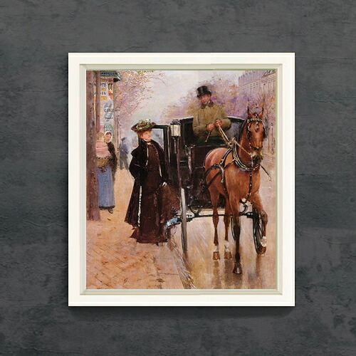 【油絵 直筆仕上げ】ジャン・ベロー Photogravure aquarellee F10 【シンプルフレーム】 絵画 販売 10号 油彩 風景画 560×485mm 複製画 送料無料 プレゼント ギフト 開店祝い 開業祝い 退職祝い 新築祝い リビング 玄関 モダン アートフレーム 壁掛け