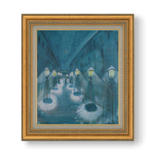 【油絵 直筆仕上げ】グラマテ ネヒトリッヒ通り F10 【額入り】 絵画 販売 10号 油彩 抽象画 677&times;603mm 複製画 送料無料 プレゼント ギフト 開店祝い 開業祝い 退職祝い 新築祝い リビング 玄関 モダン アートフレーム 壁掛け｜絵画販売アートレスト 30,875円