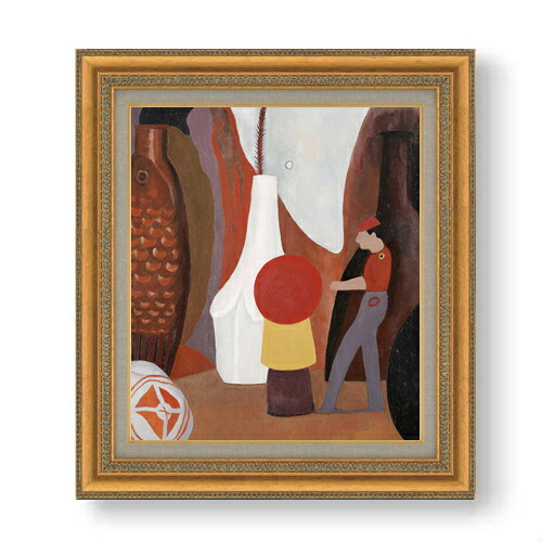 【油絵 直筆仕上げ】トール 機械人間の静物画 F10 【額入り】 絵画 販売 10号 油彩 抽象画 677&times;603mm 複製画 送料無料 プレゼント ギフト 開店祝い 開業祝い 退職祝い 新築祝い リビング 玄関 モダン アートフレーム 壁掛け｜絵画販売アートレスト