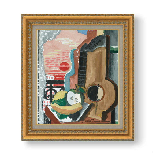 【油絵 直筆仕上げ】マルクーシス Nature Morte Devant La Fentre F10 【額入り】 絵画 販売 10号 油彩 抽象画 677&times;603mm 複製画 送料無料 プレゼント ギフト 開店祝い 開業祝い 退職祝い 新築祝い リビング 玄関 モダン アートフレーム 壁掛け｜絵画販売アートレスト
