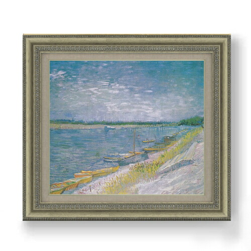 楽天市場】☆ 絵画 P10号 ゴッホ 「雨の橋」 複製画 額入り 世界の名画