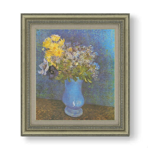 楽天市場】絵画 F6号 ゴッホ 「ヒナギクとアネモネのある花瓶」 複製画