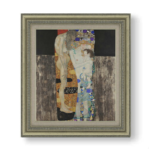 【油絵 直筆仕上げ】クリムト Le tre et F10 【額入り】 絵画 販売 10号 油彩 抽象画 677&times;603mm 複製画 送料無料 プレゼント ギフト 開店祝い 開業祝い 退職祝い 新築祝い リビング 玄関 モダン アートフレーム 壁掛け｜絵画販売アートレスト 30,875円
