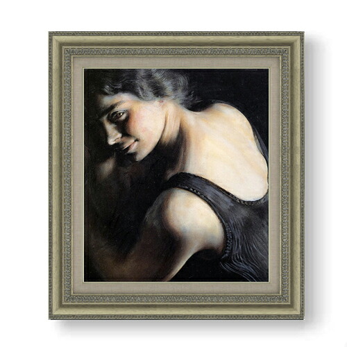【油絵 直筆仕上げ】ジャコモ・バッラ The doubt F10 【額入り】 絵画 販売 10号 油彩 人物画 677×603mm 複製画 送料無料 プレゼント ギフト 開店祝い 開業祝い 退職祝い 新築祝い リビング 玄関 モダン アートフレーム 壁掛け 30,875円