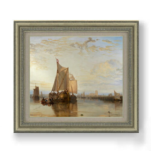 【油絵 直筆仕上げ】ターナー Dort or Dordrecht F10 【額入り】 絵画 販売 10号 油彩 風景画 677×603mm 複製画 送料無料 プレゼント ギフト 開店祝い 開業祝い 退職祝い 新築祝い リビング 玄関 モダン アートフレーム 壁掛け 30,875円
