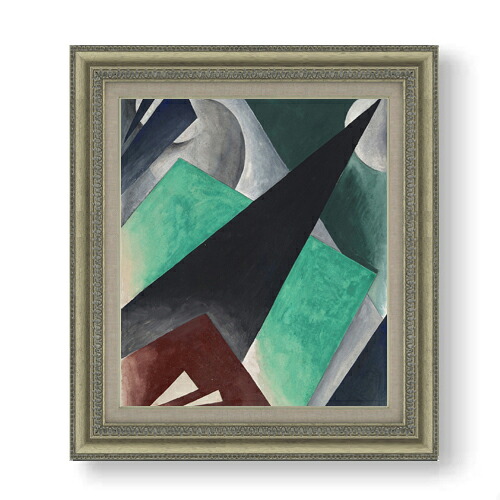 【油絵 直筆仕上げ】ポポワ 絵画的建築 F10 【額入り】 絵画 販売 10号 油彩 抽象画 677×603mm 複製画 送料無料 プレゼント ギフト 開店祝い 開業祝い 退職祝い 新築祝い リビング 玄関 モダン アートフレーム 壁掛け