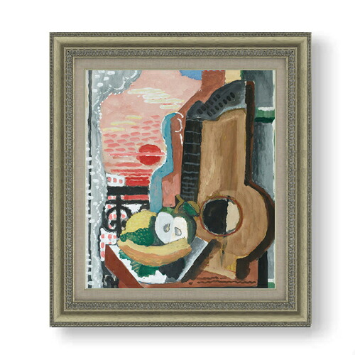【油絵 直筆仕上げ】マルクーシス Nature Morte Devant La Fentre F10 【額入り】 絵画 販売 10号 油彩 抽象画 677&times;603mm 複製画 送料無料 プレゼント ギフト 開店祝い 開業祝い 退職祝い 新築祝い リビング 玄関 モダン アートフレーム 壁掛け｜絵画販売アートレスト