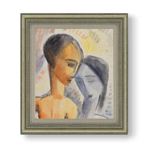 【油絵 直筆仕上げ】ヨハンセン パール（1921） F10 【額入り】 絵画 販売 10号 油彩 抽象画 677×603mm 複製画 送料無料 プレゼント ギフト 開店祝い 開業祝い 退職祝い 新築祝い リビング 玄関 モダン アートフレーム 壁掛け