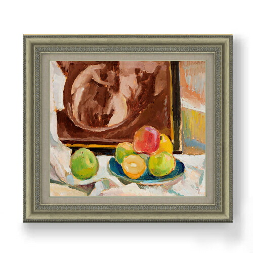 【油絵 直筆仕上げ】ワリシェフスキ 静物画 F10 【額入り】 絵画 販売 10号 油彩 静物画 677×603mm 複製画 送料無料 プレゼント ギフト 開店祝い 開業祝い 退職祝い 新築祝い リビング 玄関 モダン アートフレーム 壁掛け|絵画販売アートレスト