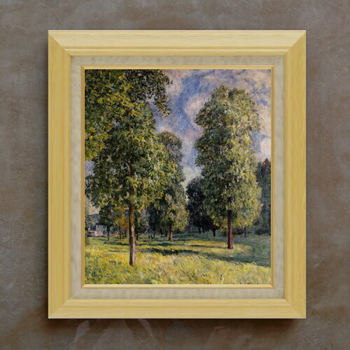 【油絵 直筆仕上げ】シスレー セーヴルの風景 F10 【額入り】 絵画 販売 10号 油彩 風景画 675×601mm 複製画 送料無料 プレゼント ギフト 開店祝い 開業祝い 退職祝い 新築祝い リビング 玄関 モダン アートフレーム 壁掛け 30,875円