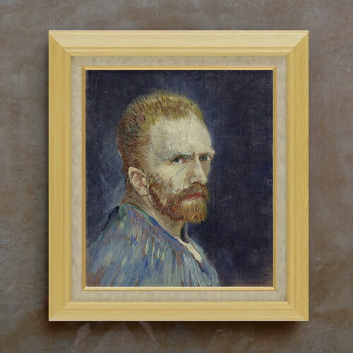 【油絵 直筆仕上げ】ゴッホ 自画像 F10 【額入り】 絵画 販売 10号 油彩 人物画 675&times;601mm 複製画 送料無料 プレゼント ギフト 開店祝い 開業祝い 退職祝い 新築祝い リビング 玄関 モダン アートフレーム 壁掛け｜絵画販売アートレスト 30,875円