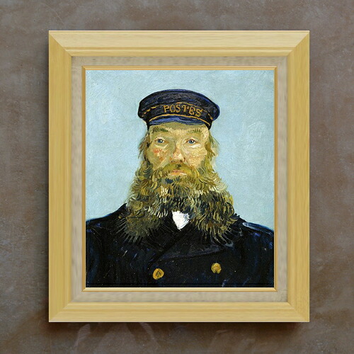 【油絵 直筆仕上げ】ゴッホ 郵便夫ジョゼフ・ルーラン(2) F10 【額入り】 絵画 販売 10号 油彩 人物画 675×601mm 複製画 送料無料 プレゼント ギフト 開店祝い 開業祝い 退職祝い 新築祝い リビング 玄関 モダン アートフレーム 壁掛け