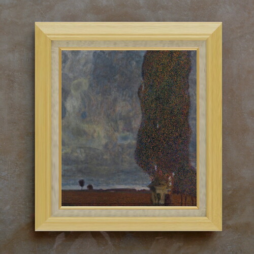 【油絵 直筆仕上げ】クリムト The Large Poplar 2 F10 【額入り】 絵画 販売 10号 油彩 抽象画 675×601mm 複製画 送料無料 プレゼント ギフト 開店祝い 開業祝い 退職祝い 新築祝い リビング 玄関 モダン アートフレーム 壁掛け|絵画販売アートレスト