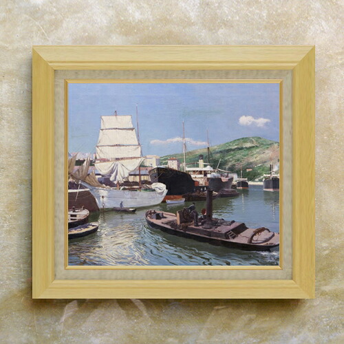 【油絵 直筆仕上げ】アバデス Port of Bilbao F10 【額入り】 絵画 販売 10号 油彩 風景画 675×601mm 複製画 送料無料 プレゼント ギフト 開店祝い 開業祝い 退職祝い 新築祝い リビング 玄関 モダン アートフレーム 壁掛け 30,875円