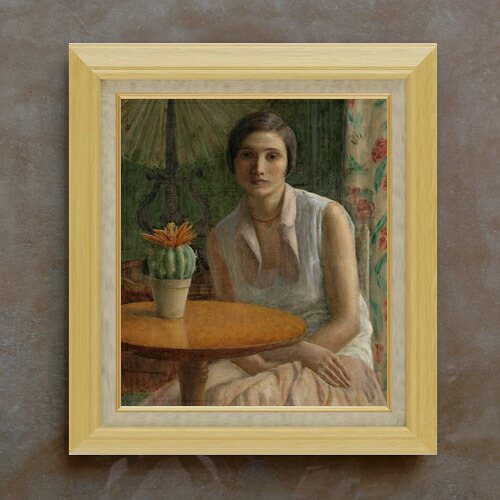 【油絵 直筆仕上げ】フリージキー Portrait of a Woman F10 【額入り】 絵画 販売 10号 油彩 人物画 675×601mm 複製画 送料無料 プレゼント ギフト 開店祝い 開業祝い 退職祝い 新築祝い リビング 玄関 モダン アートフレーム 壁掛け