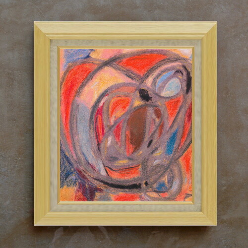 【油絵 直筆仕上げ】ヘルツェル　作曲 F10 【額入り】 絵画 販売 10号 油彩 抽象画 675×601mm 複製画 送料無料 プレゼント ギフト 開店祝い 開業祝い 退職祝い 新築祝い リビング 玄関 モダン アートフレーム 壁掛け