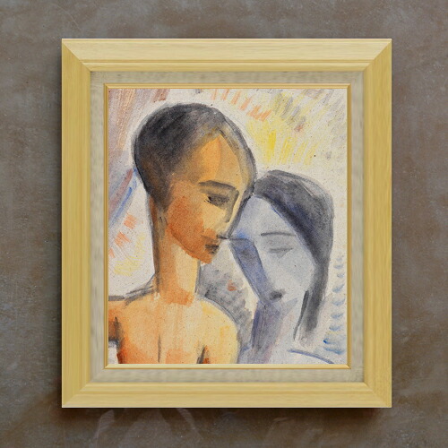 【油絵 直筆仕上げ】ヨハンセン パール（1921） F10 【額入り】 絵画 販売 10号 油彩 抽象画 675×601mm 複製画 送料無料 プレゼント ギフト 開店祝い 開業祝い 退職祝い 新築祝い リビング 玄関 モダン アートフレーム 壁掛け
