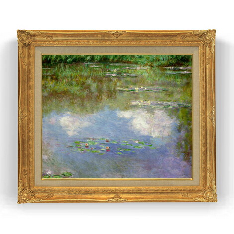 楽天市場】【油絵 直筆仕上げ】クロード・モネ アトリエ船 F12 【油彩