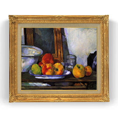 楽天市場】【油絵 直筆仕上げ】セザンヌ 開いた引出しのある静物 F10