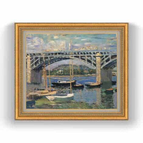 楽天市場】【油絵 直筆仕上げ】クロード・モネ アルジャントゥイユの