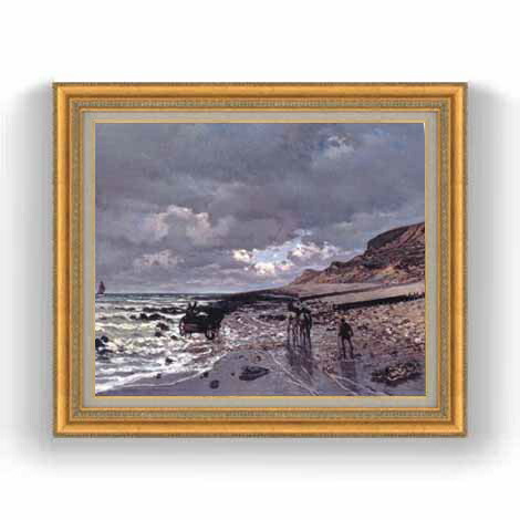 楽天市場】【油絵 直筆仕上げ】クロード・モネ アトリエ船 F12 【油彩