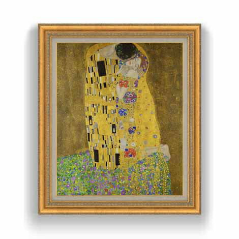 楽天市場】有名 画家 額入りアート クリムト 「 接吻 」 J1071 F6 52cm