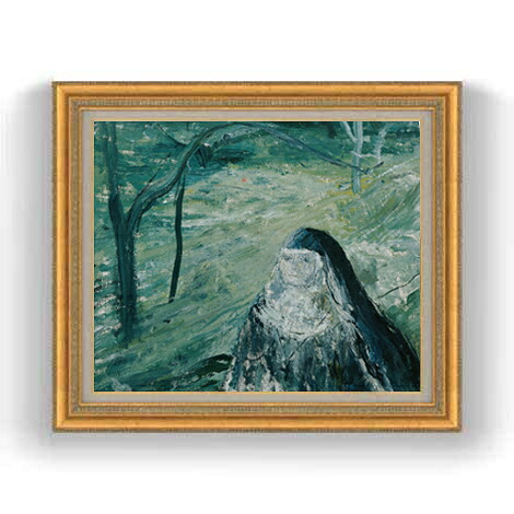 【油絵 直筆仕上げ】テニー ノンネ F12 【油彩 国内生産 インテリア】絵画 販売 12号 抽象画 額縁 754&times;648mm 複製画 送料無料 プレゼント ギフト 開店祝い 開業祝い 退職祝い 新築祝い リビング 壁掛け｜絵画販売アートレスト