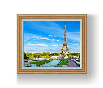楽天市場】版画 絵画 エッフェル塔とパリ001 パリ/インテリア 額入り