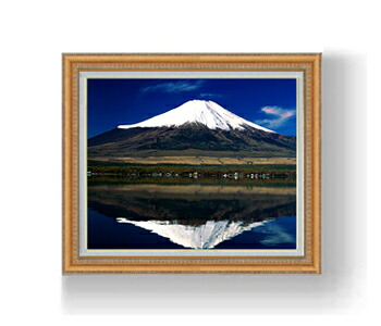 【油絵 直筆仕上げ】富士山(3) F12サイズ 額入り 【額入り】 油彩 風景画 オリジナルインテリア絵画 風水画 額縁 754×648mm 複製画 送料無料 プレゼント ギフト 開店祝い 開業祝い 退職祝い 新築祝い リビング 玄関 モダン アートフレーム 壁掛け|絵画販売アートレスト