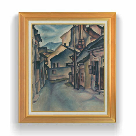 【油絵 直筆仕上げ】バウアー ウリチカ F12 【アップグレード額縁】絵画 販売 12号 抽象画 額縁 736&times;630mm 複製画 送料無料 プレゼント ギフト 開店祝い 開業祝い 退職祝い 新築祝い リビング 壁掛け｜絵画販売アートレスト