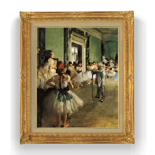 絵画インテリア 額付 ( 青緑＋金色の枠)油絵 F4-040414 女の子バレエ 絵画 額付 ( 青緑＋金色の枠) 油絵 F4-080314 私の愛しい女