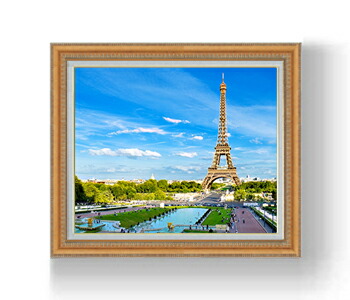 楽天市場】油彩画 F6号 渡瀬七生 『パリ、花咲く季節』 額付き 油絵