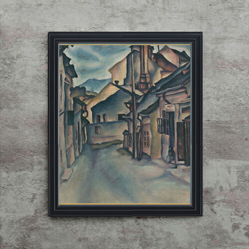 【油絵 直筆仕上げ】バウアー ウリチカ F15 【油彩 アップグレード額】絵画 販売 15号 抽象画 額縁 712×590mm 複製画 送料無料 プレゼント ギフト 開店祝い 開業祝い 退職祝い 新築祝い リビング 玄関 モダン 壁掛け