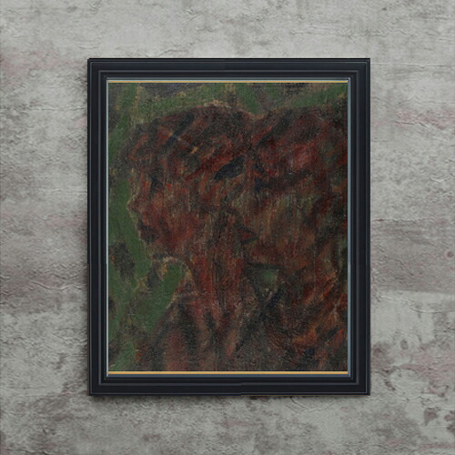 【油絵 直筆仕上げ】ロルフス ツヴァイ シュヴェステルン F15 【油彩 アップグレード額】絵画 販売 15号 抽象画 額縁 712×590mm 複製画 送料無料 プレゼント ギフト 開店祝い 開業祝い 退職祝い 新築祝い リビング 玄関 モダン 壁掛け
