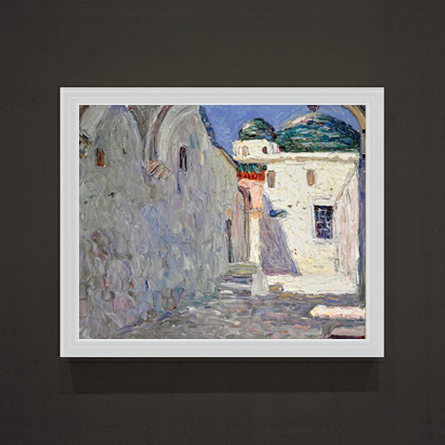 【油絵 直筆仕上げ】ワシリー・カンディンスキー Tunis, Strasse (Tunis, Street) F15 【油彩 アップグレード額】絵画 販売 15号 抽象画 額縁 712&times;590mm 複製画 送料無料 プレゼント ギフト 開店祝い 開業祝い 退職祝い 新築祝い リビング 玄関 モダン 壁掛け｜絵画販売アートレスト 44,785円