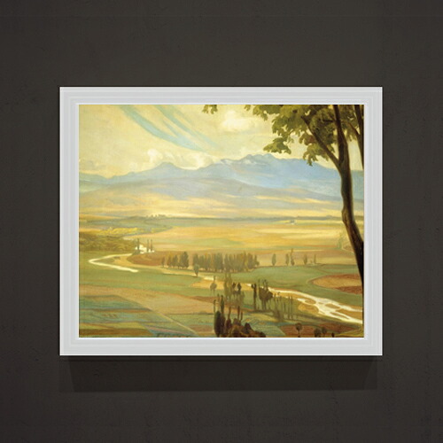 【油絵 直筆仕上げ】ディエゴ・リベラ Avila Morning F15 【油彩 アップグレード額】絵画 販売 15号 風景画額縁 712×590mm 複製画 送料無料 プレゼント ギフト 開店祝い 開業祝い 退職祝い 新築祝い リビング 玄関 モダン 壁掛け