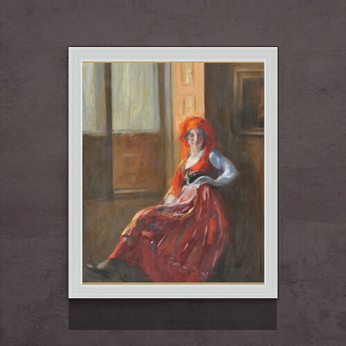 【油絵 直筆仕上げ】カルネイロ Young Lady from Minho F15 【油彩 アップグレード額】絵画 販売 15号 人物画 額縁 712×590mm 複製画 送料無料 プレゼント ギフト 開店祝い 開業祝い 退職祝い 新築祝い リビング 玄関 モダン 壁掛け
