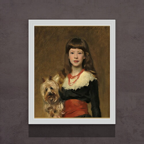 【油絵 直筆仕上げ】サージェント Miss Beatrice Townsend F15 【油彩 アップグレード額】絵画 販売 15号 人物画 額縁 712×590mm 複製画 送料無料 プレゼント ギフト 開店祝い 開業祝い 退職祝い 新築祝い リビング 玄関 モダン 壁掛け