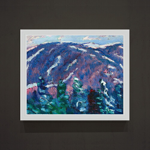 【油絵 直筆仕上げ】ハートリー 冬の歌、第3番 F15 【油彩 アップグレード額】絵画 販売 15号 抽象画 額縁 712×590mm 複製画 送料無料 プレゼント ギフト 開店祝い 開業祝い 退職祝い 新築祝い リビング 玄関 モダン 壁掛け