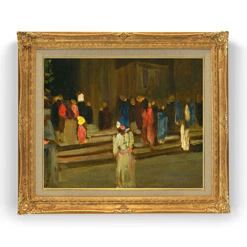 【油絵 直筆仕上げ】カンディンスキー　セントクラウド公園 F15 【アップグレード額縁】絵画 販売 15号 抽象画 額縁 781&times;660mm 複製画 送料無料 プレゼント ギフト 開店祝い 開業祝い 退職祝い 新築祝い リビング 壁掛け｜絵画販売アートレスト