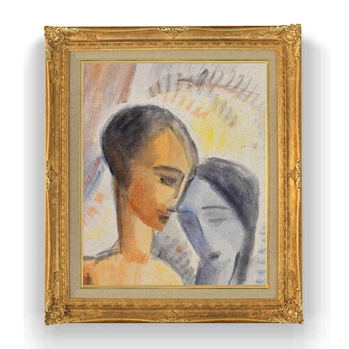 【油絵 直筆仕上げ】ヨハンセン パール(1921) F15 【アップグレード額縁】絵画 販売 15号 抽象画 額縁 781×660mm 複製画 送料無料 プレゼント ギフト 開店祝い 開業祝い 退職祝い 新築祝い リビング 壁掛け|絵画販売アートレスト