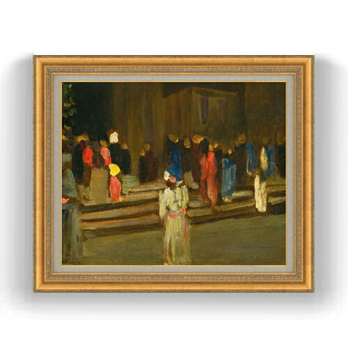 【油絵 直筆仕上げ】カンディンスキー セントクラウド公園 F15 【油彩 国内生産 インテリア】絵画 販売 15号 抽象画 ゴールド額縁 800×678mm 複製画 送料無料 プレゼント ギフト 開店祝い 開業祝い 退職祝い 新築祝い リビング 玄関 モダン 壁掛け
