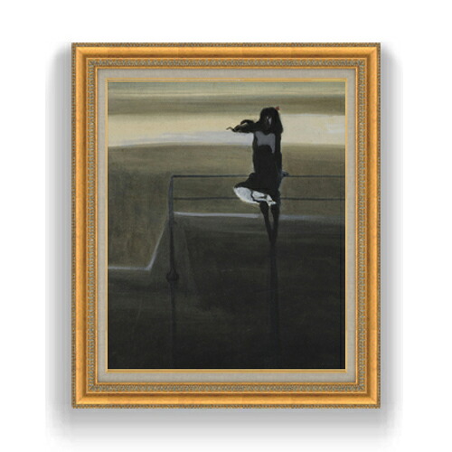 【油絵 直筆仕上げ】スピリアールト 突風（1904年） F15 【油彩 国内生産 インテリア】絵画 販売 15号 抽象画 ゴールド額縁 800×678mm 複製画 送料無料 プレゼント ギフト 開店祝い 開業祝い 退職祝い 新築祝い リビング 玄関 モダン 壁掛け