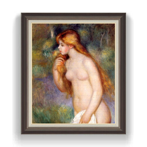 【油絵 直筆仕上げ】ルノワール 立つ浴女 F20 【油彩 キャンバス 国内生産 インテリア】絵画 販売 20号 人物画 863×734mm 複製画 送料無料 プレゼント ギフト 開店祝い 開業祝い 退職祝い 新築祝い リビング 玄関 モダン 壁掛け 45,487円