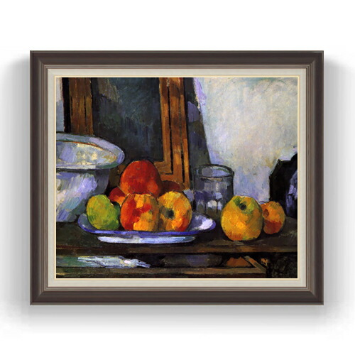 楽天市場】【油絵 直筆仕上げ】セザンヌ 開いた引出しのある静物 F10